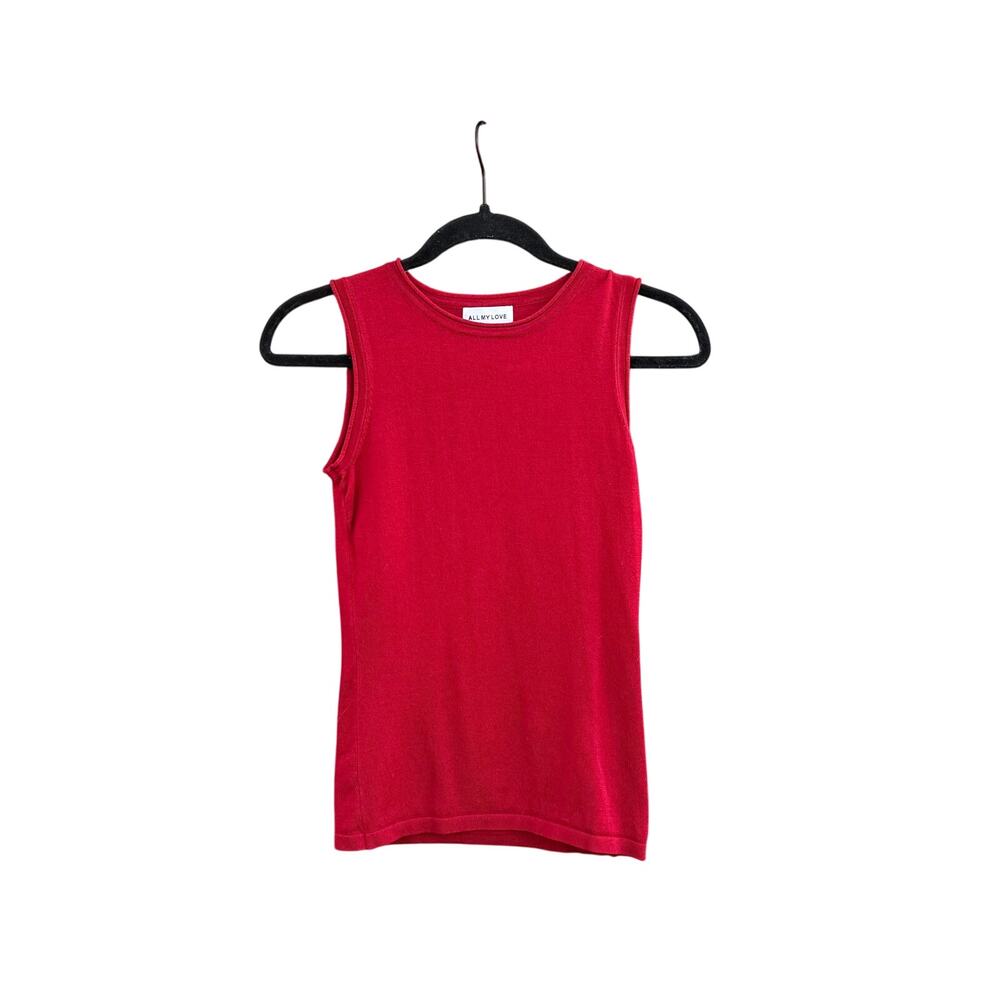 All My Love Maddie Top in Cherry Red
